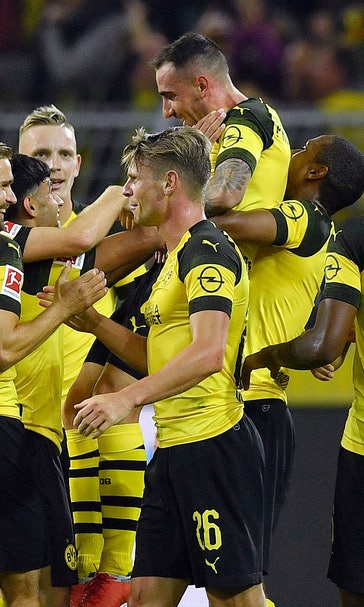 Alcacer stars in debut, seals Dortmund’s 3-1 win in Germany